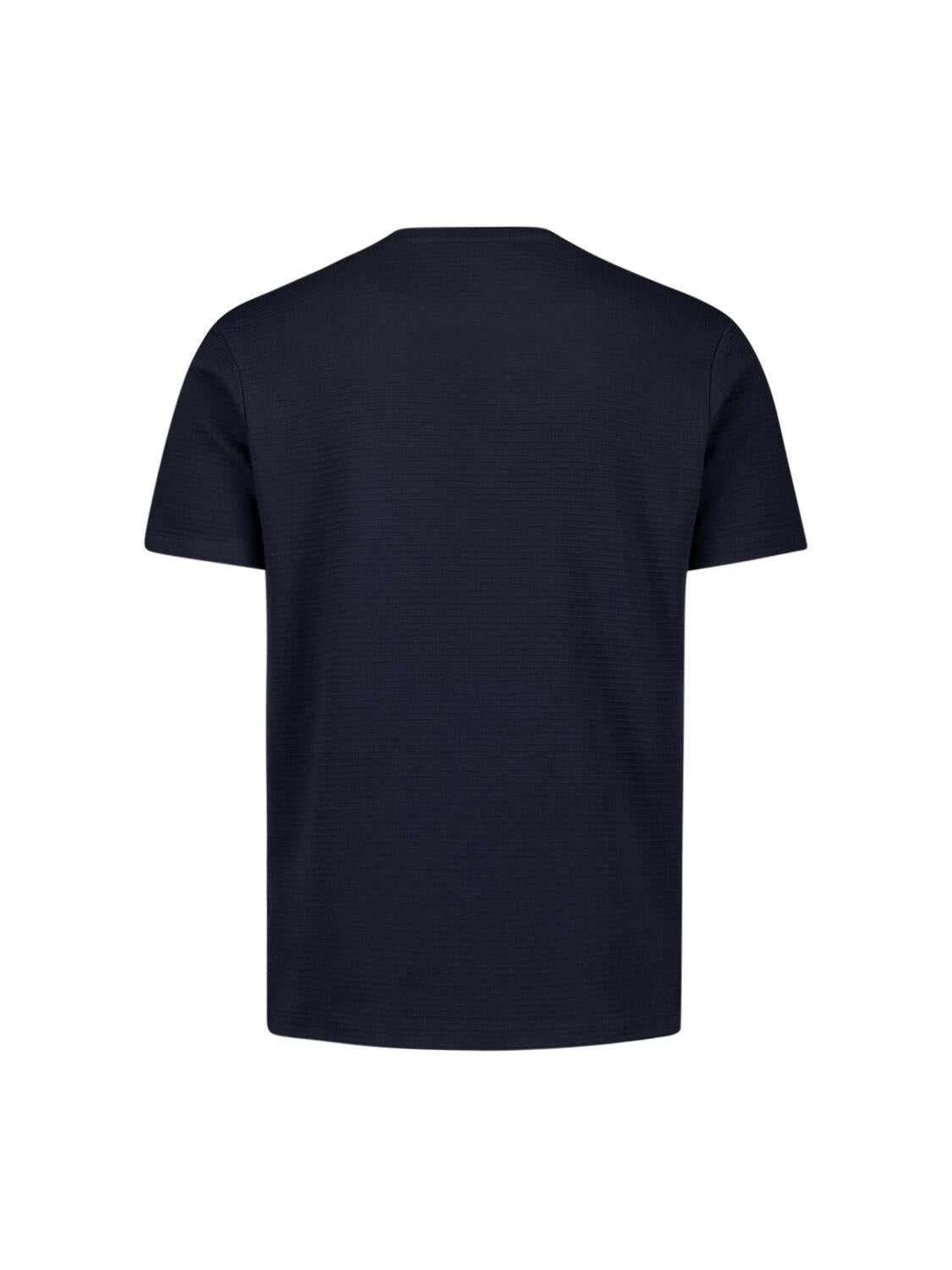 T-Shirt aus Baumwollmix - 096-Deep Blue - Blau