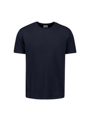 T-Shirt aus Baumwollmix - 096-Deep Blue - Blau