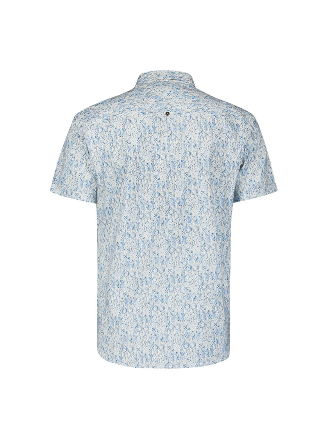 Freizeithemd gemustert Regular Fit - 130-Cloud - Blau