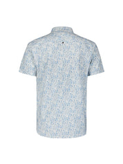 Freizeithemd gemustert Regular Fit - 130-Cloud - Blau
