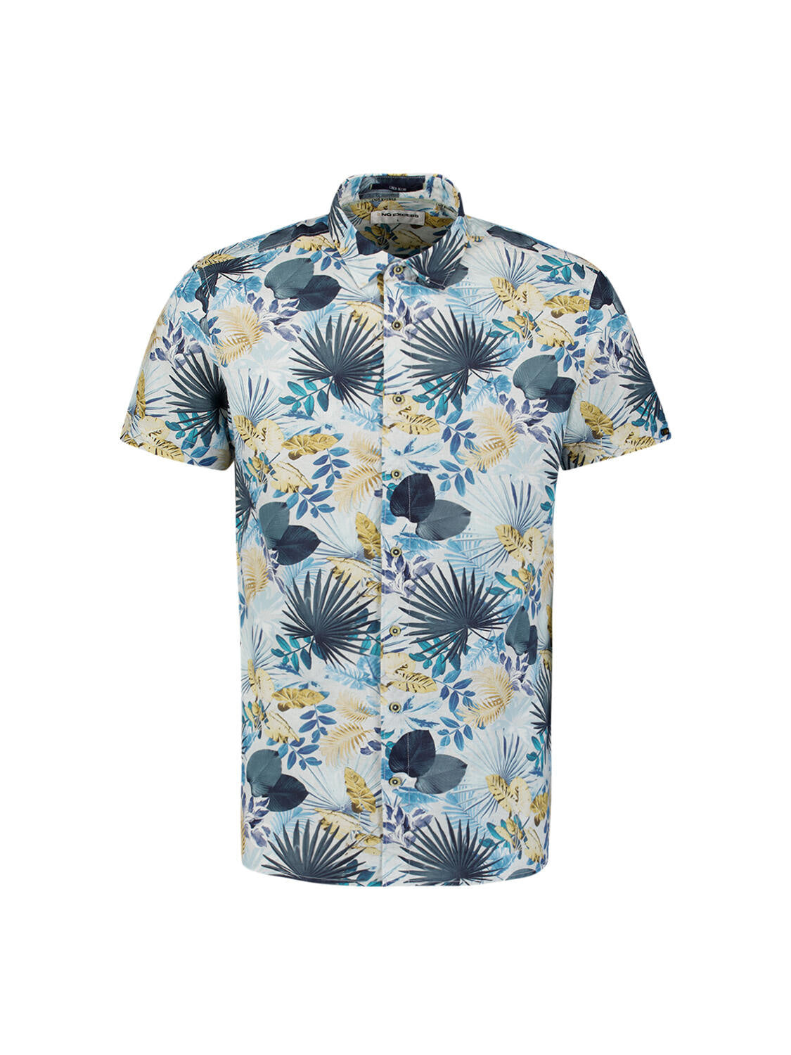 Freizeithemd floral Regular Fit - 030-Blue - Blau