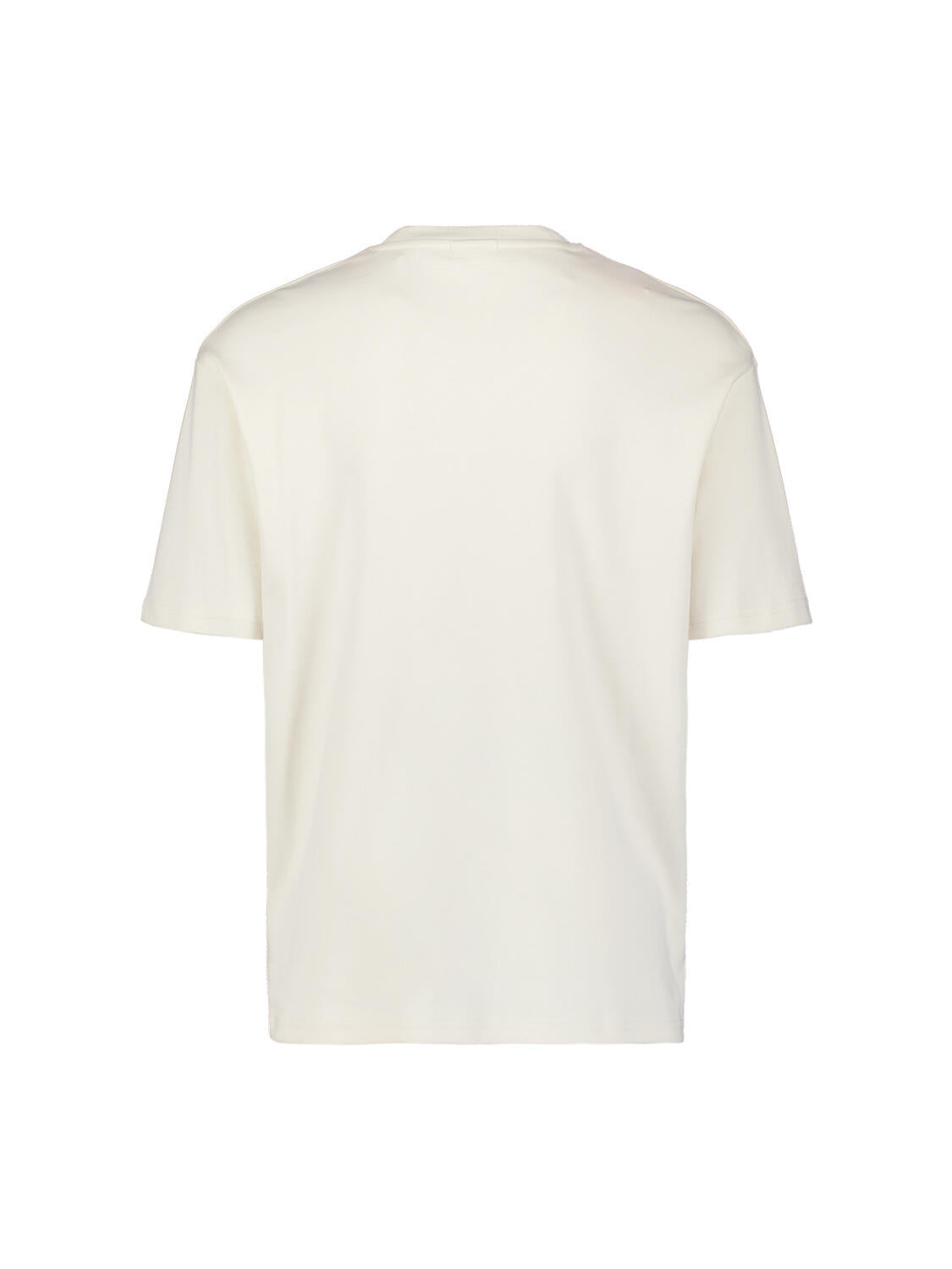 T-Shirt aus Baumwolle - 011-Offwhite - Creme