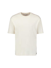 T-Shirt aus Baumwolle - 011-Offwhite - Creme