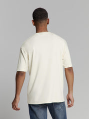 T-Shirt aus Baumwolle - 011-Offwhite - Creme