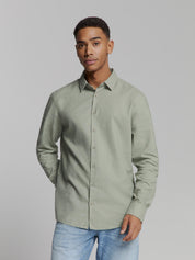 Hemd Regular Fit - 177-Light Army - Khaki