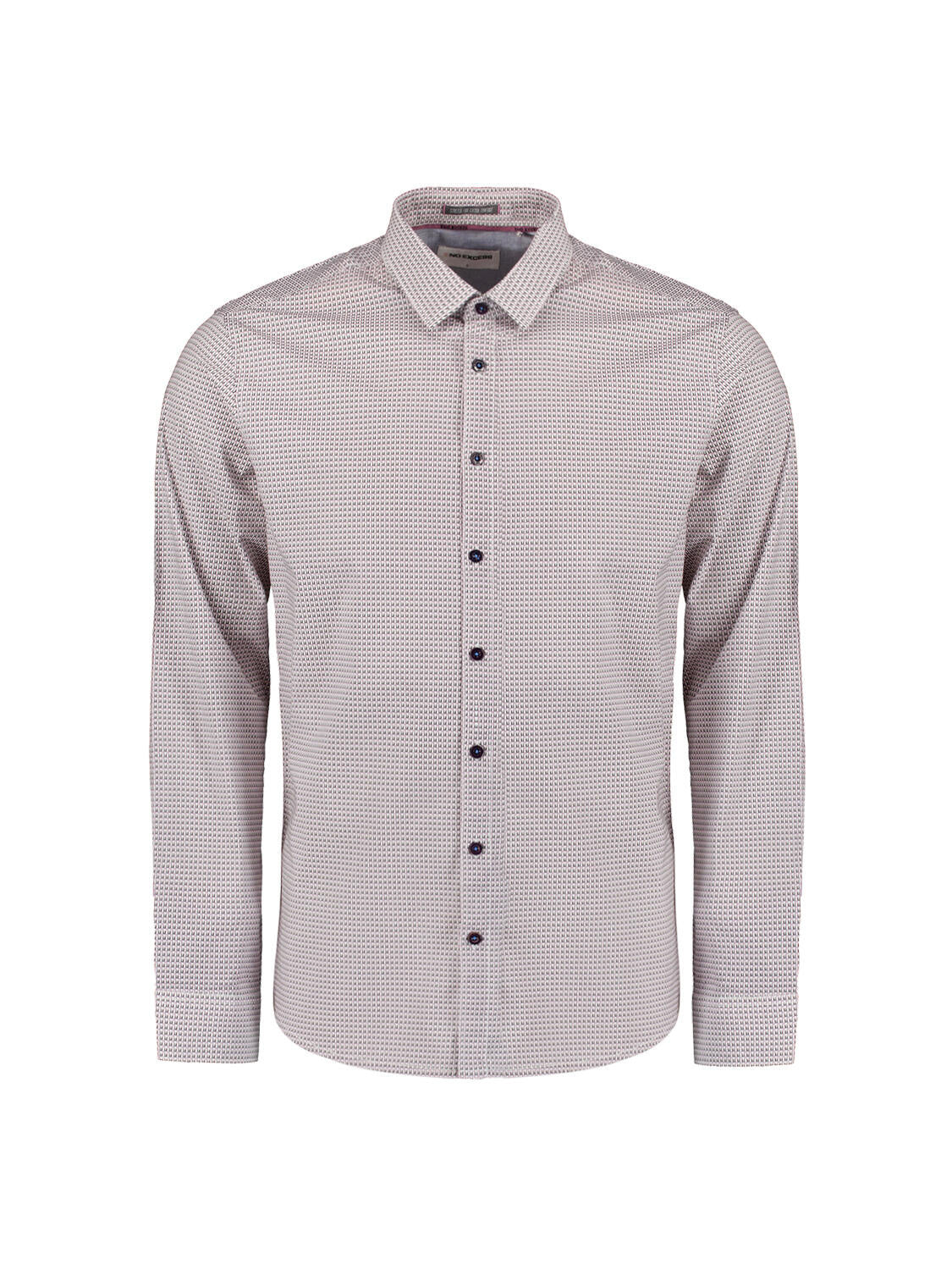 Hemd gemustert Regular Fit - 146-Mauve - Rosa