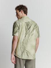 Freizeithemd gemustert Regular Fit - 058-Mint - Grün