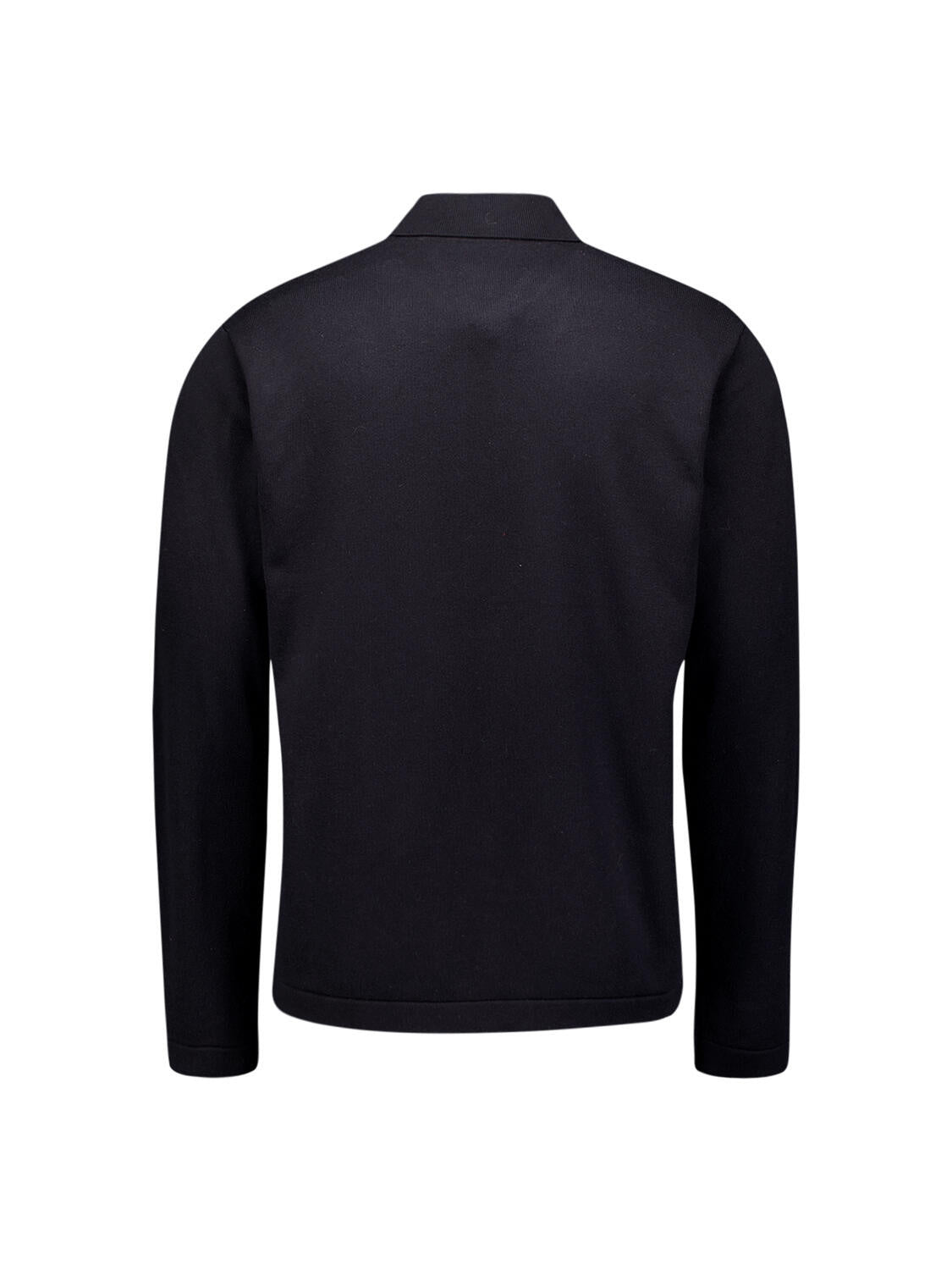 Pullover mit Polokragen - 020-Black - Schwarz