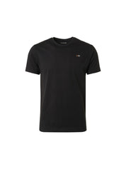 T-Shirt Rundhals - 020-Black - Schwarz