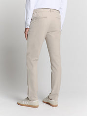 Chino Hose  4-Way Stretch - 014-Stone - Beige