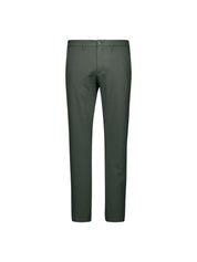 Chino Hose  4-Way Stretch - 124-Dark Steel - Grün