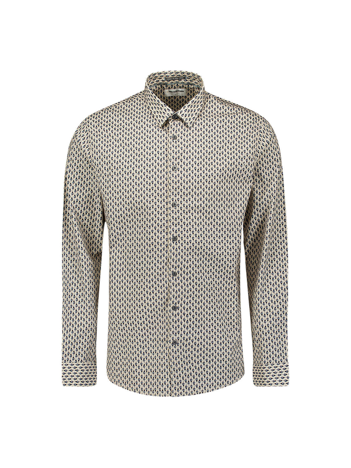 Hemd Regular Fit - 010-White - Beige