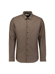 Jacquard Hemd Regula Fit - 044-Taupe - Braun