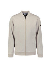 Sweatjacke aus Twillstoff - 015-Sand - Beige