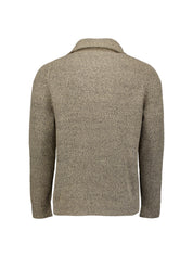 Strickpullover mit Troyerkragen - 015-Sand - Beige