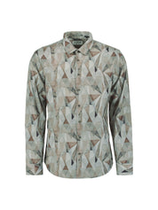 Hemd Regular Fit - 044-Taupe - Grün