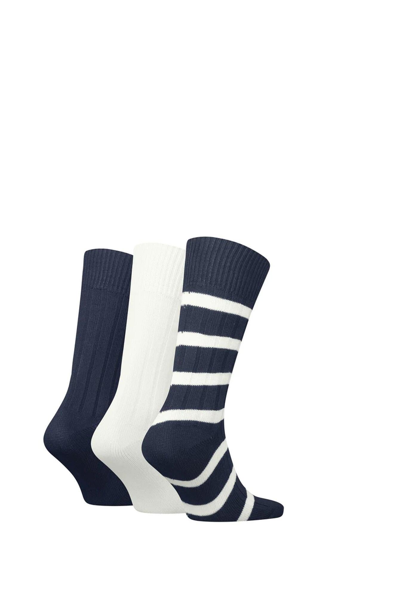 Geschenkbox 3er-Pack Socken - 001-NAVY - Blau