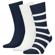 Geschenkbox 3er-Pack Socken - 001-NAVY - Blau