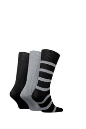 Geschenkbox 3er-Pack Socken - 002-BLACK - Schwarz
