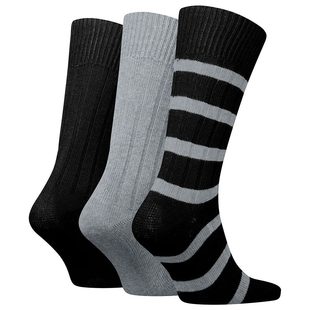 Geschenkbox 3er-Pack Socken - 002-BLACK - Schwarz