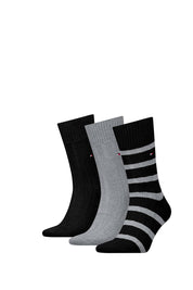 Geschenkbox 3er-Pack Socken - 002-BLACK - Schwarz