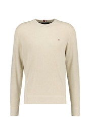 Pullover aus strukturiertem Strick - HCX-BROWN - Beige