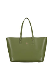 Shopper mit Logo-Emblem - MSH-GREEN - Grün