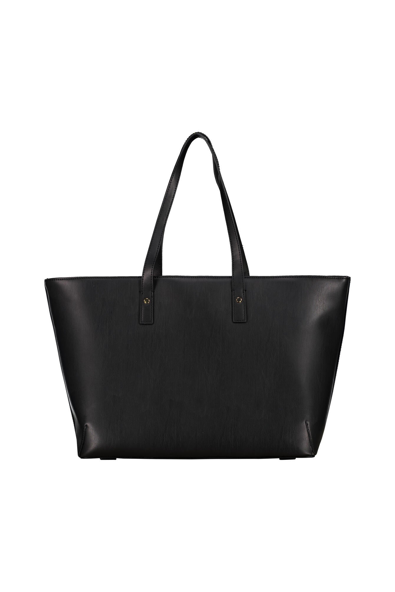 Shopper mit Logo-Emblem - BDS-BLACK - Schwarz