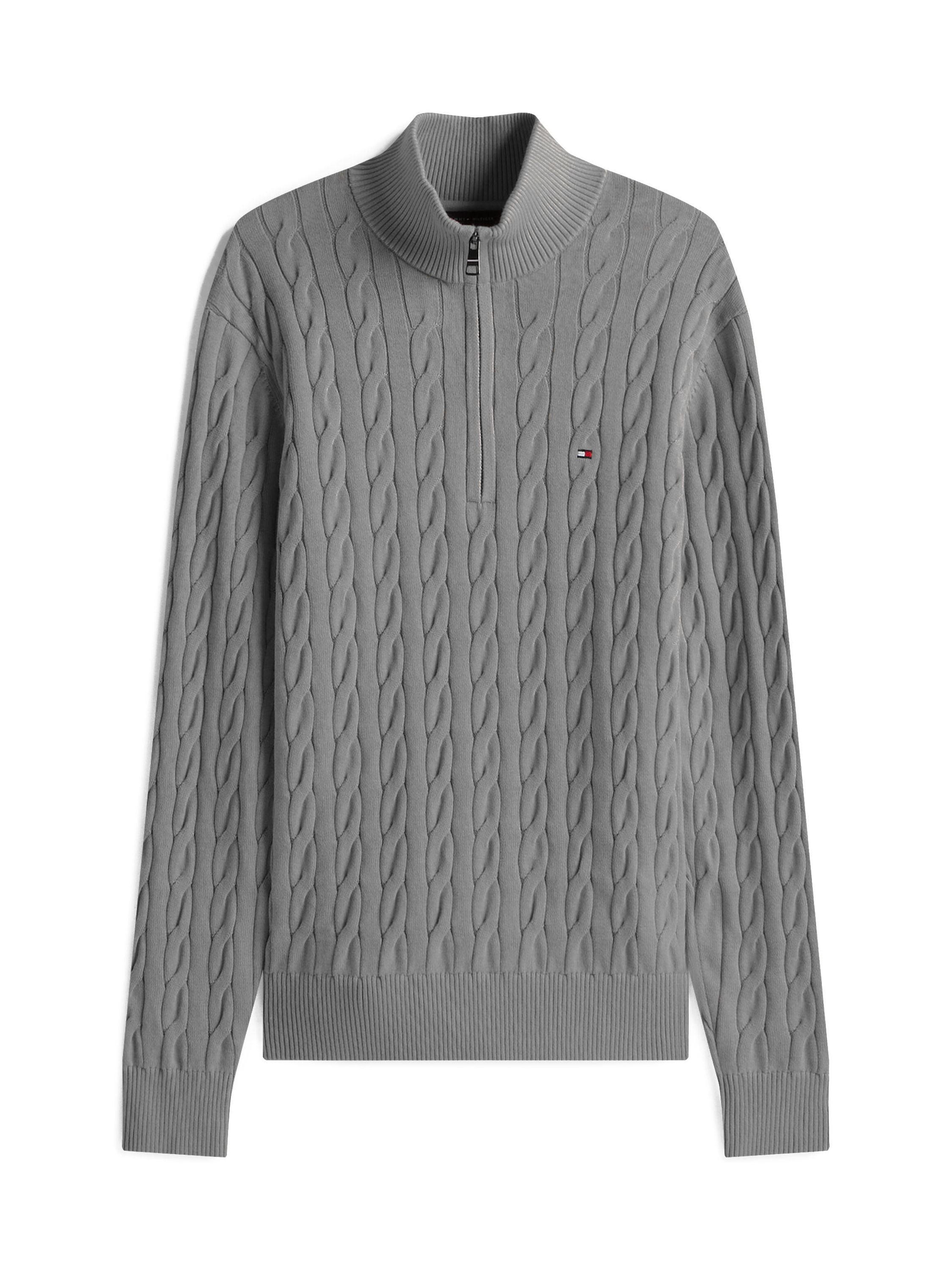 Strickpullover aus Baumwolle - P91-GREY - Grau