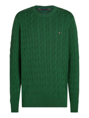 Feinstrickpullover mit Musterung - L6K-GREEN