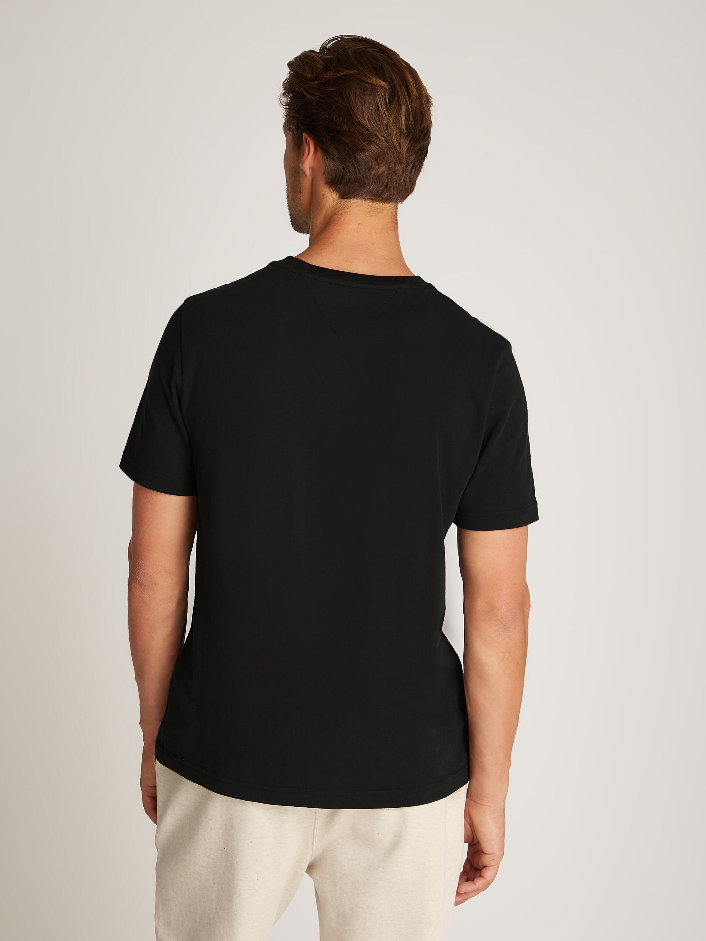 T-Shirt aus Baumwolle - BDS-BLACK - Schwarz