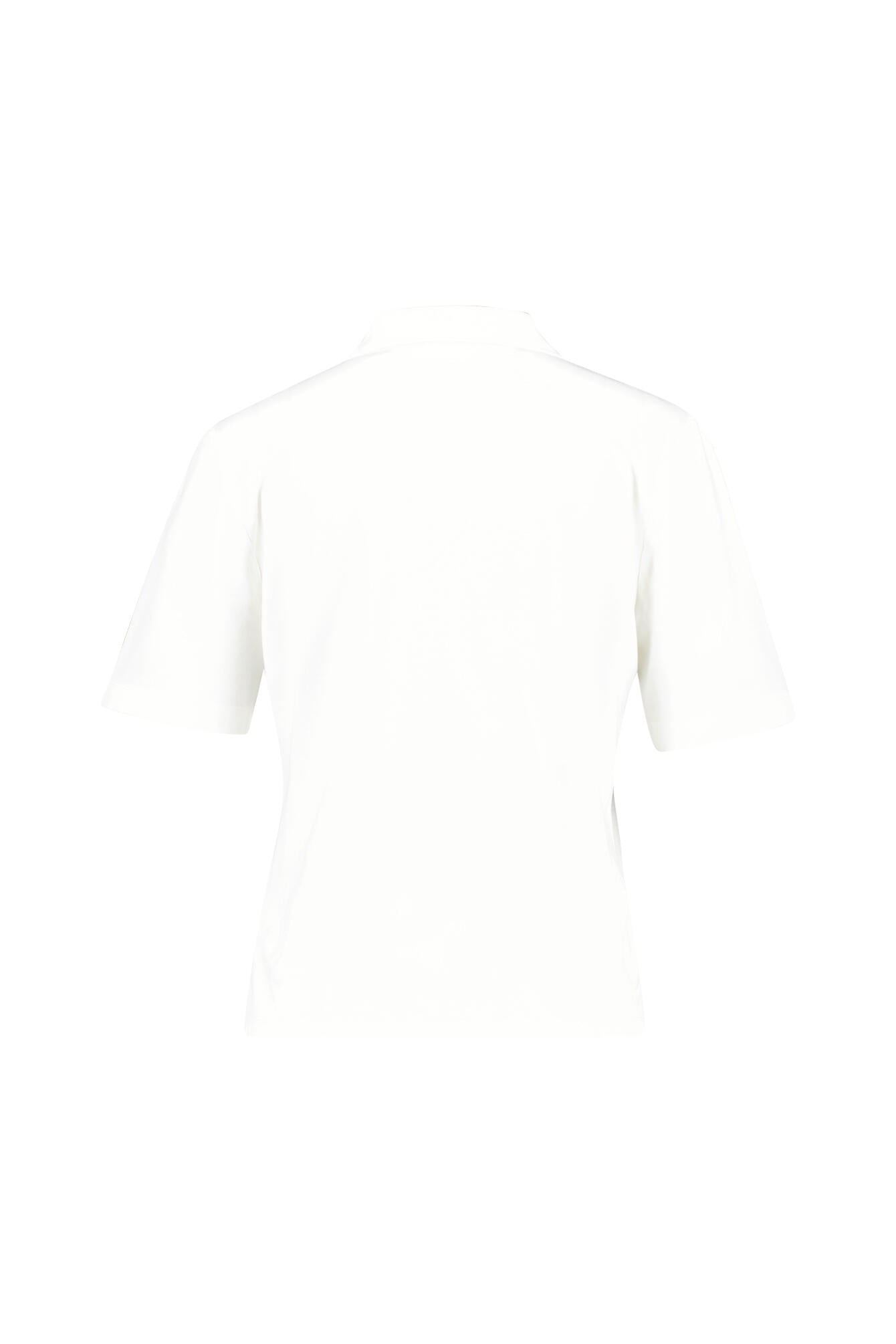 Poloshirt aus Baumwolle - YBL-WHITE - Weiß