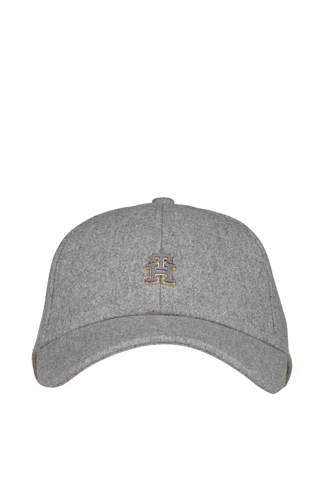 Cap mit Logo-Emblem - 0IM-GREY - Grau