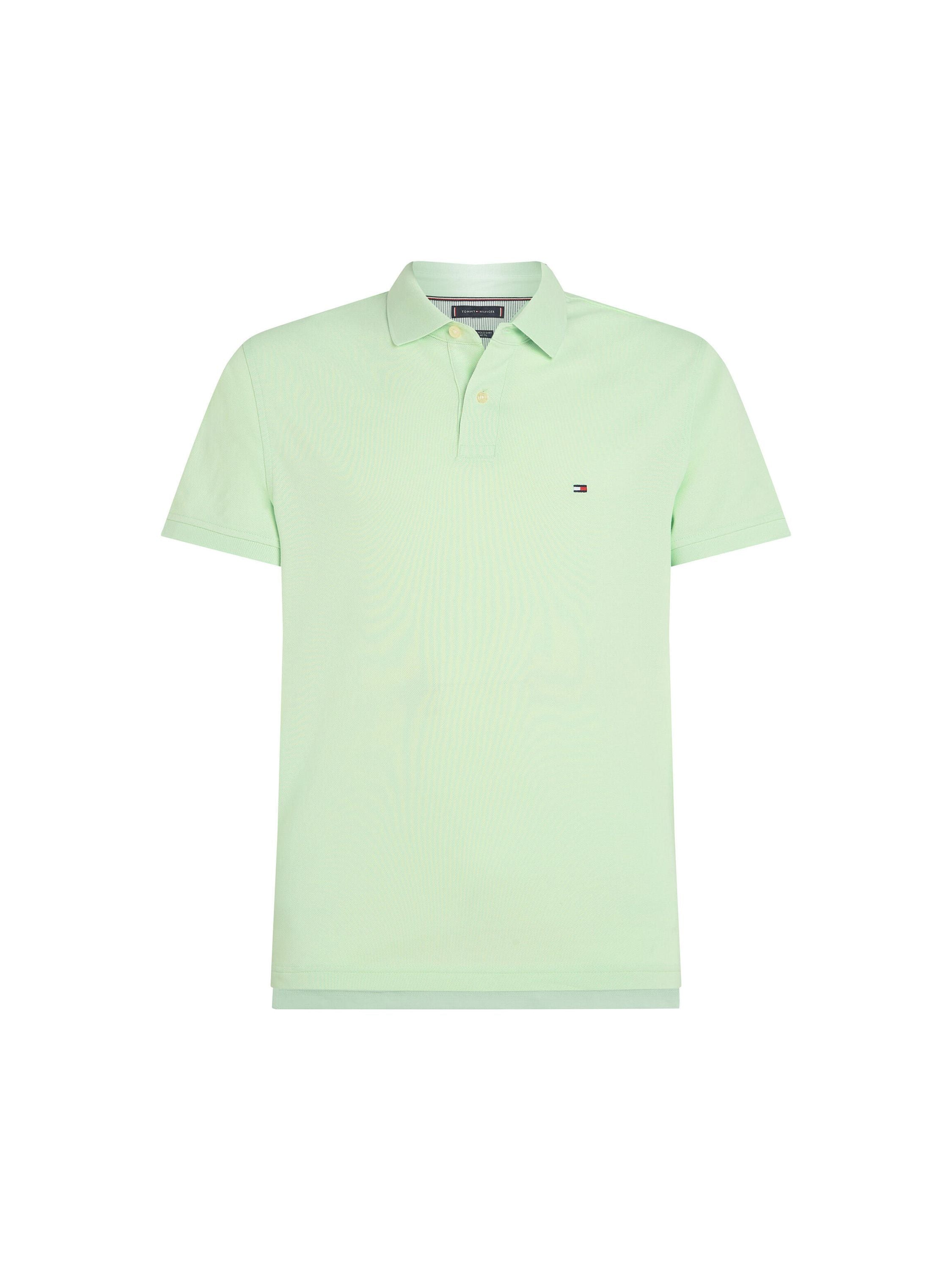 Poloshirt Slim Fit aus Baumwolle - LXY-GREEN - Grün