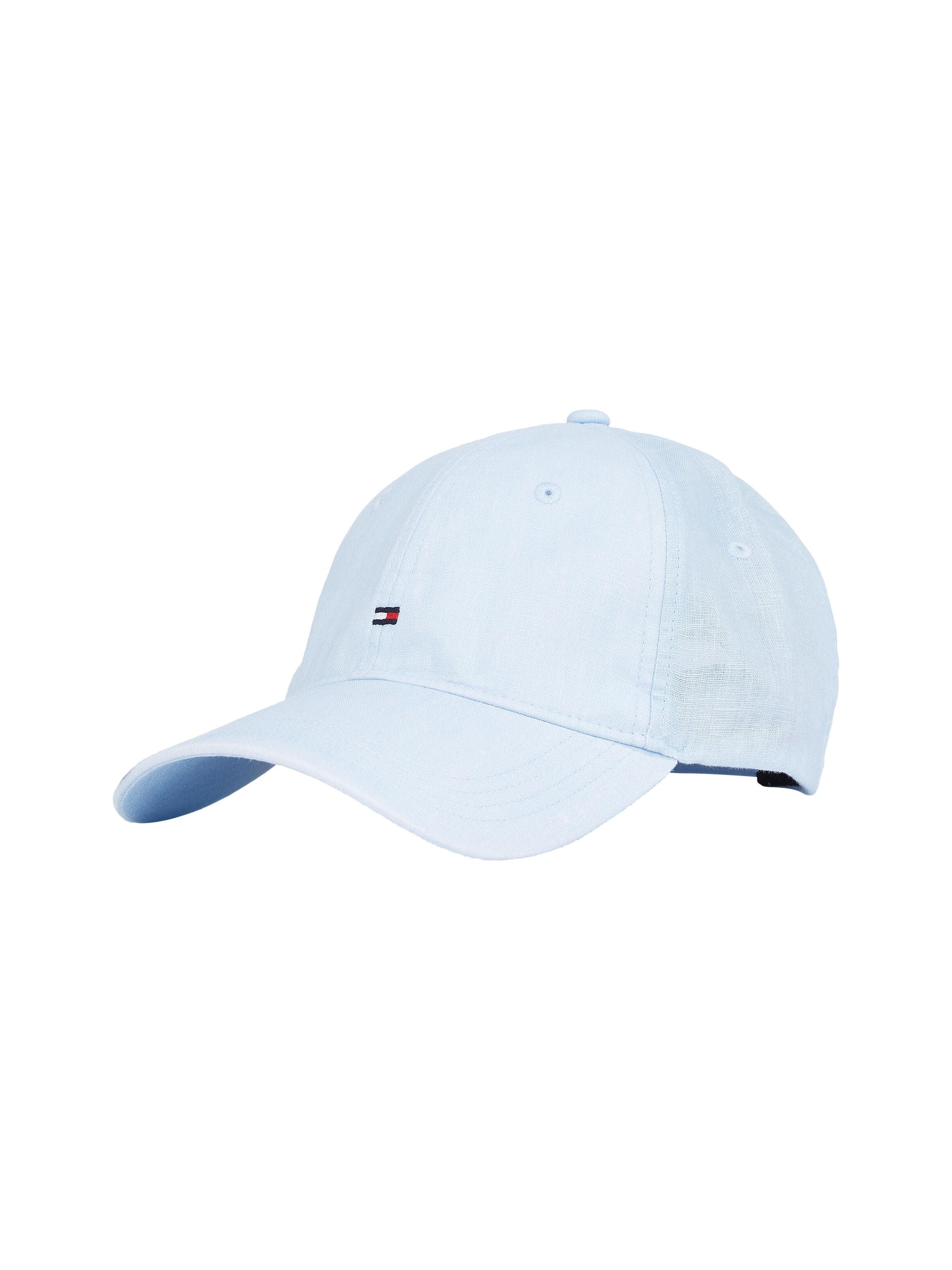 Cap aus Leinen - C1O-BLUE - Blau