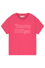 T-Shirt mit Logoprint - TJN-PINK - Pink