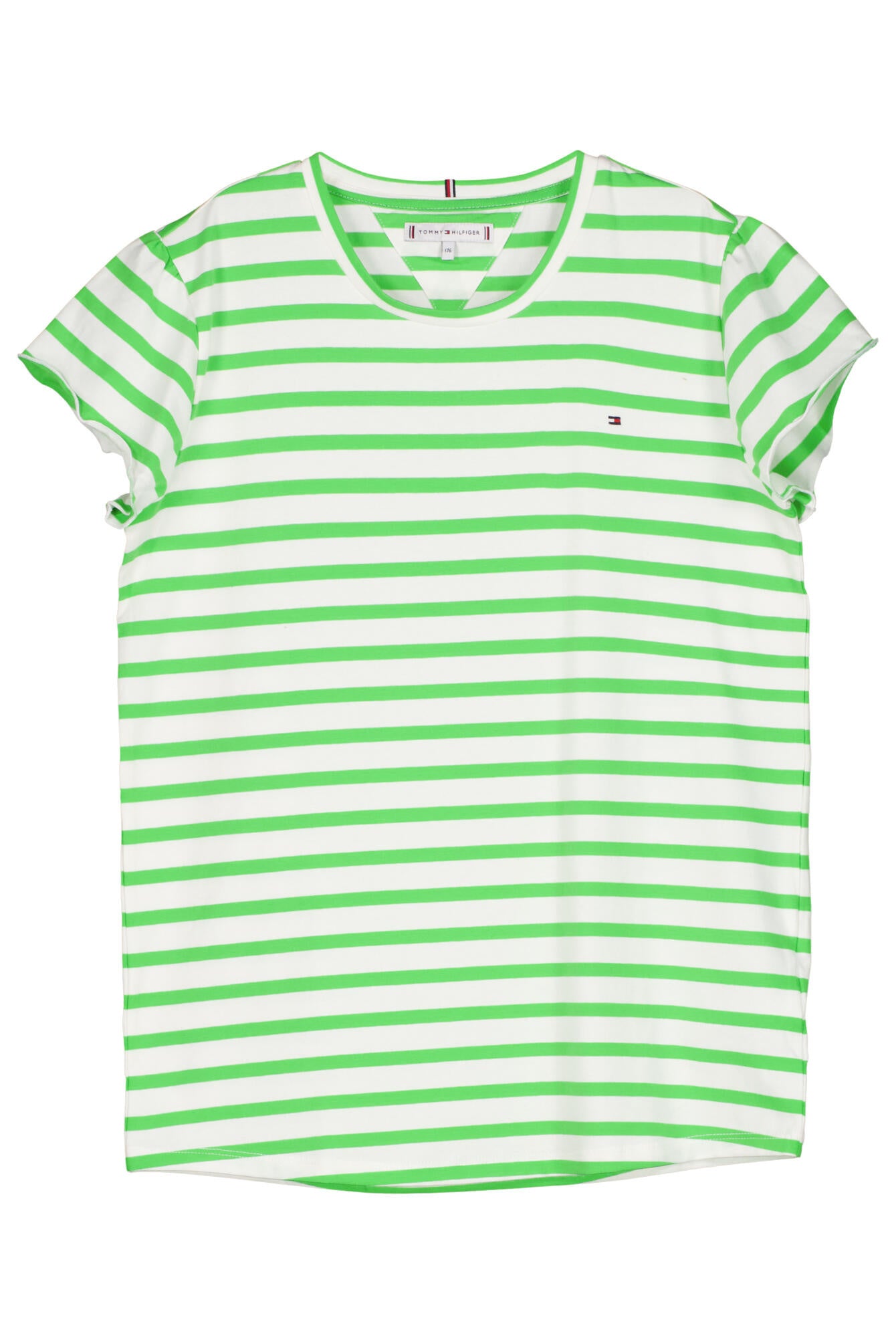 Gestreiftes T-Shirt - 0CD-GREEN - Grün