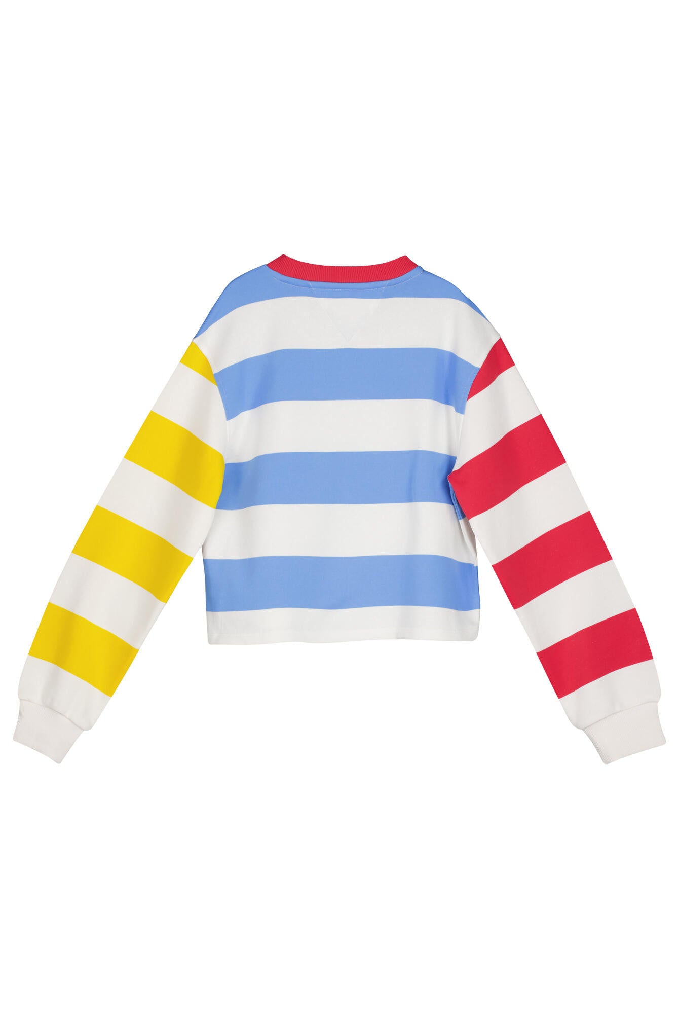 Sweatshirt gestreift - 0FB-WHITE - Mehrfarbig