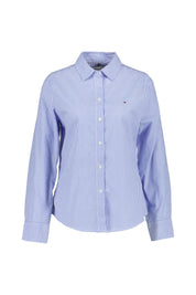 Gestreifte Hemdbluse - 0A5-BLUE - Blau