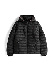 Steppjacke mit Kapuze - BDS-BLACK - Schwarz