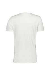 T-Shirt mit aufgesetzter Brusttasche - YBR-WHITE - Weiß