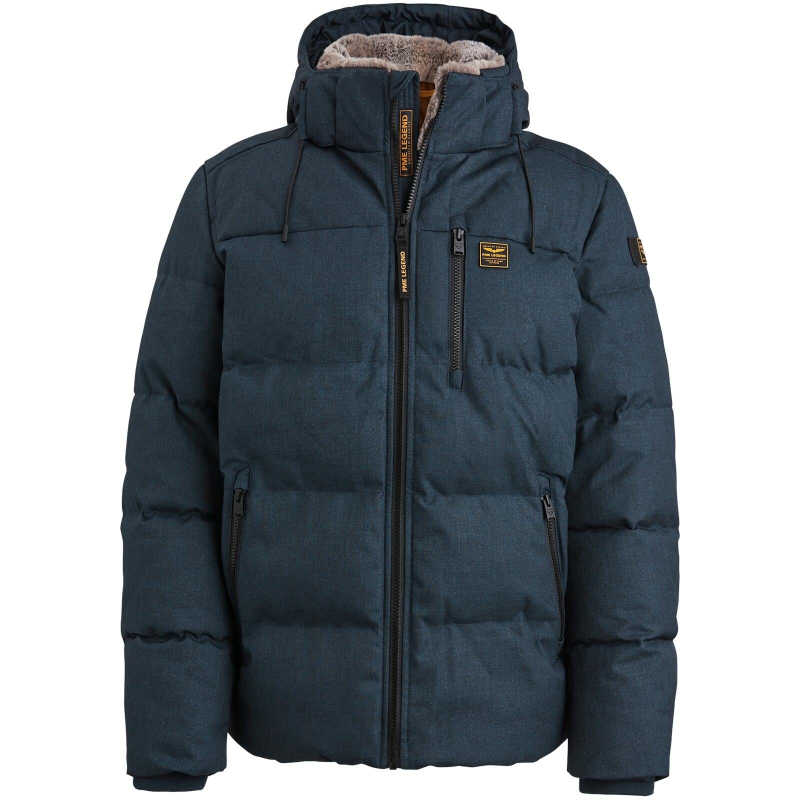 Steppjacke mit abnehmbarer Kapuze - 5281-Salute - Blau