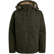 Winterjacke mit abnehmbarer Kapuze - 9061-Peat - Khaki