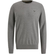 Strickpullover aus Baumwolle - 940-Mid Grey Melee - Grau