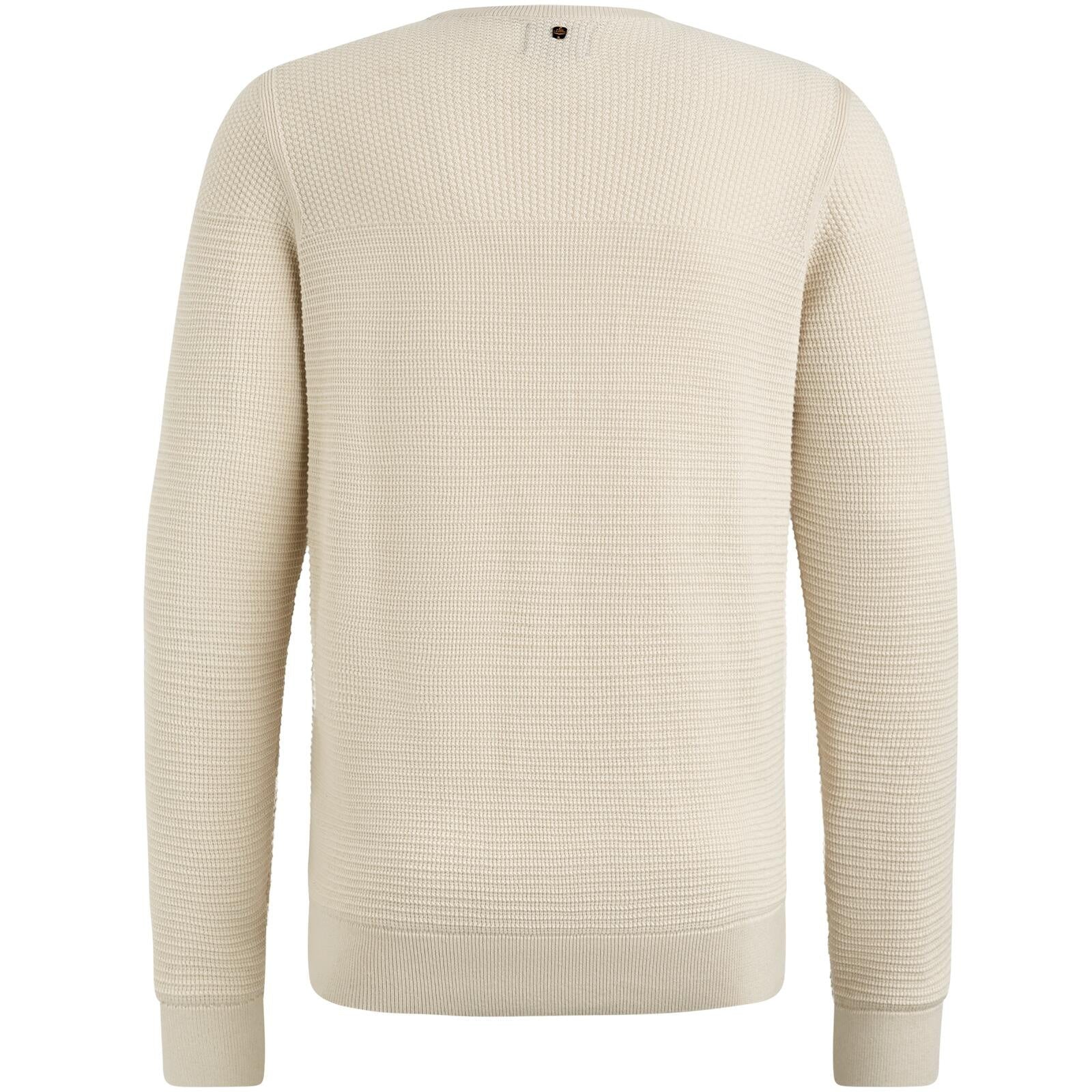 Strickpullover aus Baumwolle - 7013-Bone White - Beige