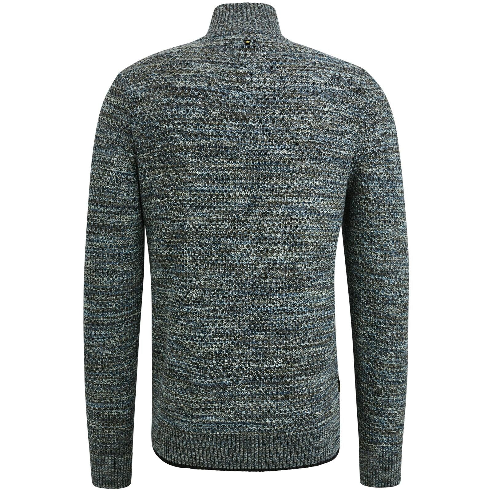 Strickpullover mit Troyerkragen - 8035-Beech - Grün