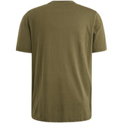 T-Shirt mit Logoprint - 8035-Beech - Khaki