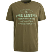 T-Shirt mit Logoprint - 8035-Beech - Khaki