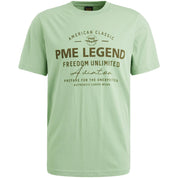 T-Shirt mit Logoprint - 6258-Quiet Green - Grün