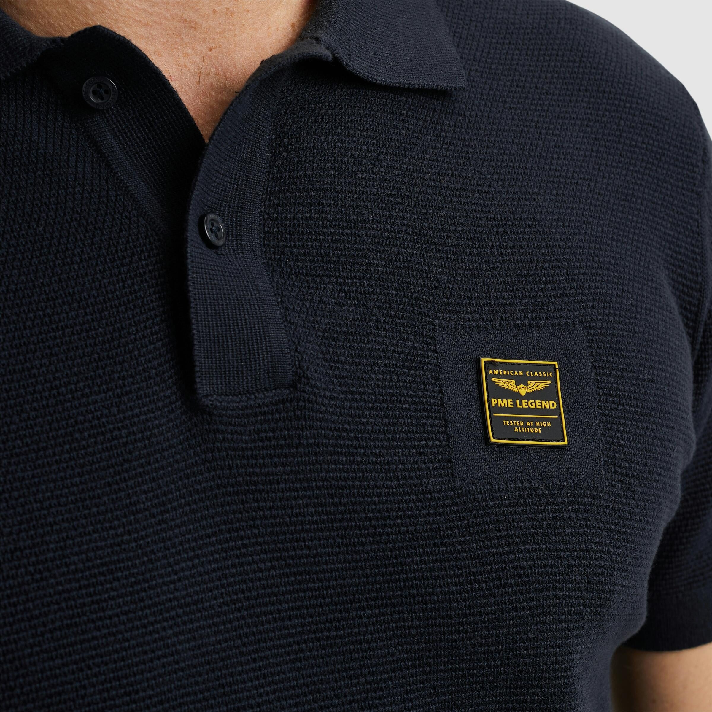 Poloshirt aus Baumwolle - 5281-Salute - Blau